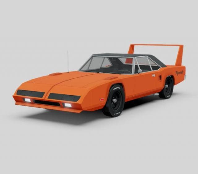 Оранжевый Plymouth Superbird