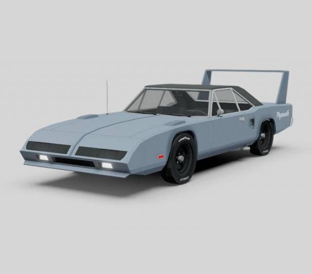 Серый Plymouth Superbird