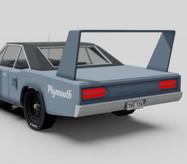 Plymouth Superbird сзади