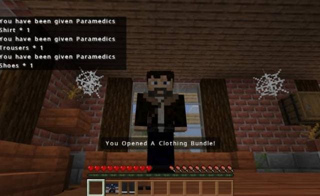 Одежда на игроке