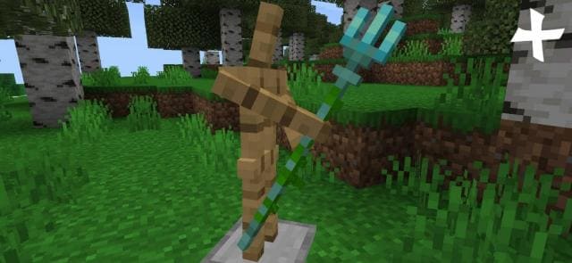 Трезубец на Стойке для брони