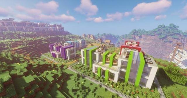 Множество особняков