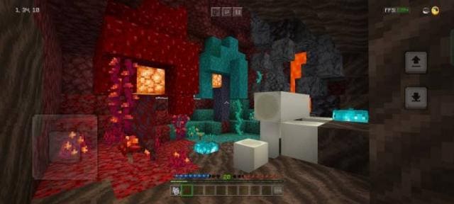 Искаженный и багровый биом