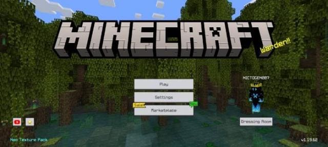 Главное меню игры