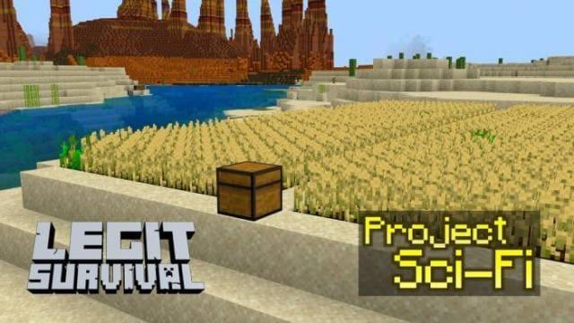 Сундук рядом с посевами