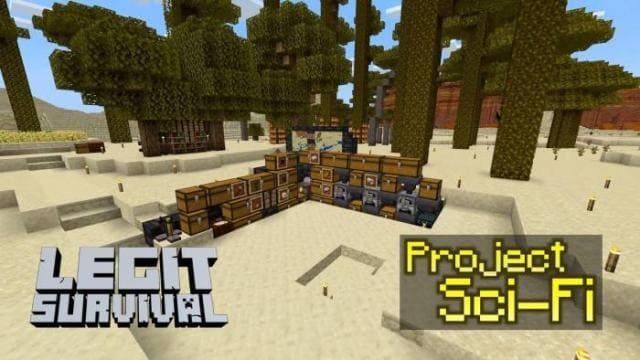 Множество сундуков и верстаков