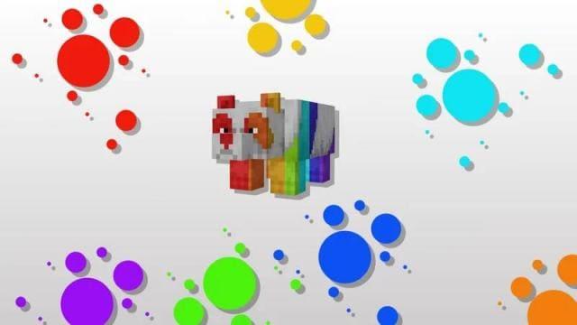 Разноцветная панда