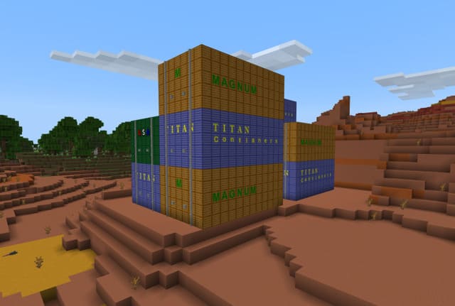 Стопки контейнеров