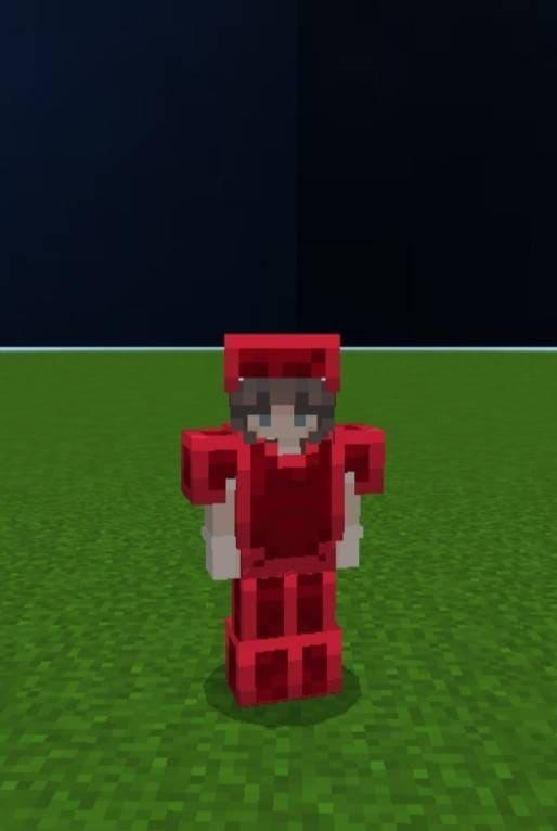 Красная броня на игроке