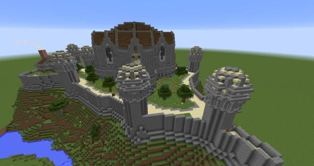 Защищенная база вид сзади