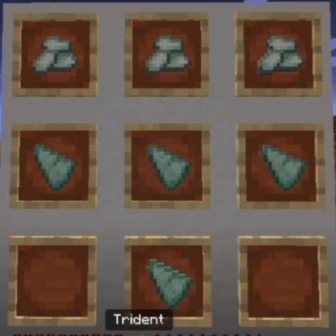 Громовой трезубец крафт