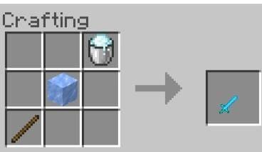 Рецепт получения Замораживающего кинжала