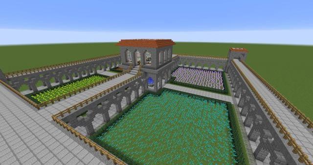 Парк-сад вид сверху