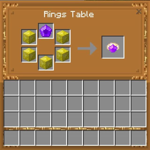 Верстак для колец интерфейс