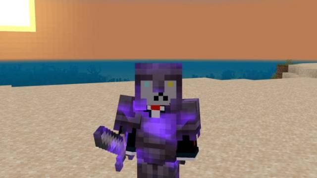 Зачарованная броня на игроке