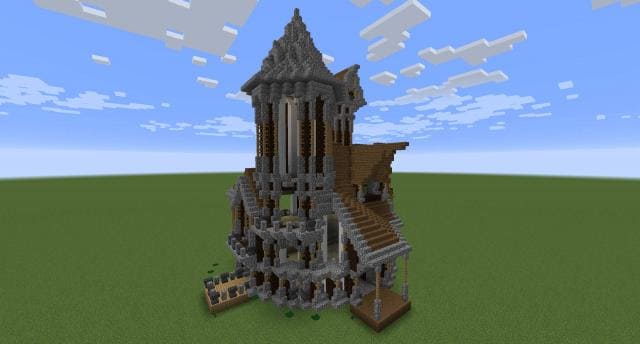 Необычный дом вид спереди 2