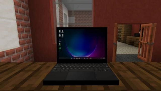 Работающий ноутбук