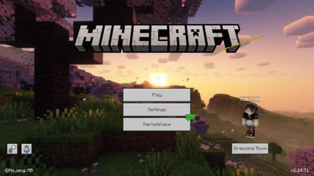 Превью главного меню из версии 1.20