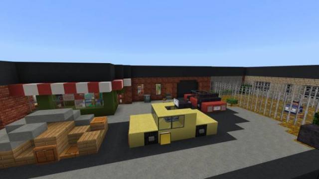 Магазина и машины