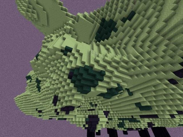 Вид на остров Края снизу