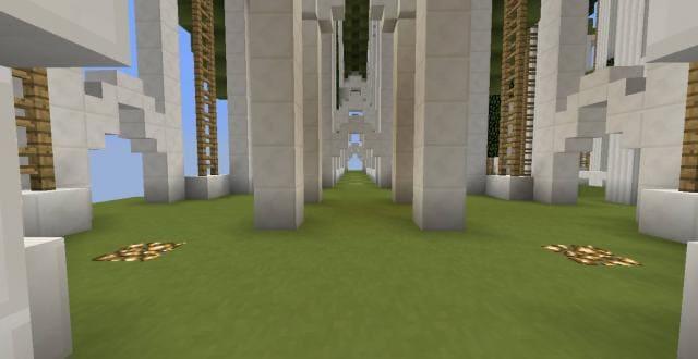 Приподнятый замок вид внутри