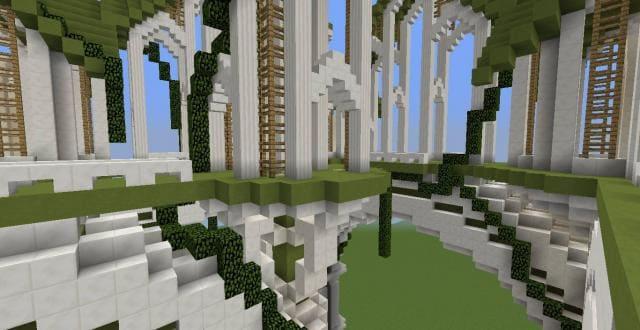 Приподнятый замок вид внутри 2