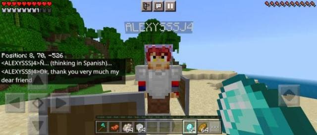 Общение с игроком в чате