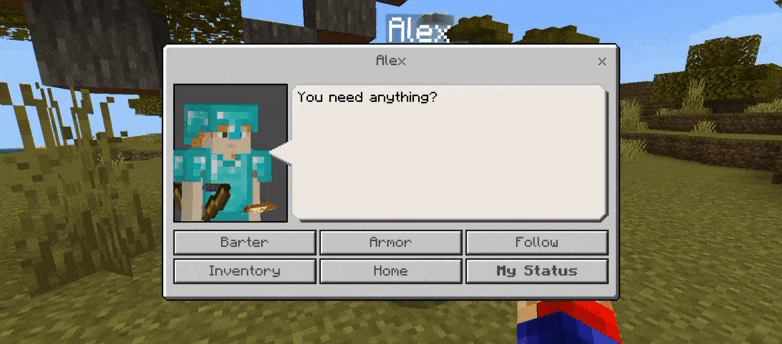 Игрок следует за другим игроком