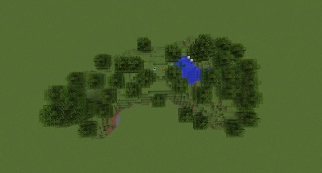 Небесный остров вид сверху