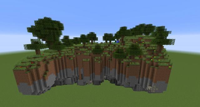 Небесный остров вид спереди 2