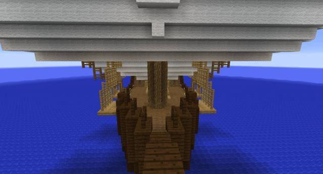 Богатый корабль вид спереди 2