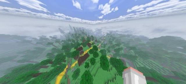 Обширный вид на лес