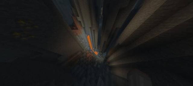 Глубокая яма в пещере