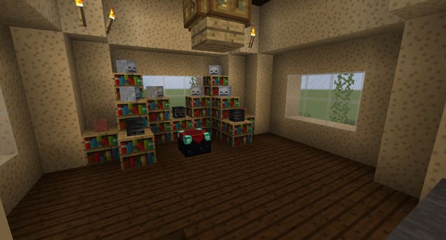 Дом-гриб вид внутри 3