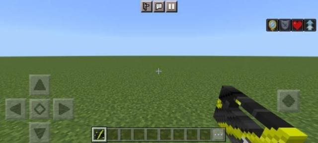 Оружие в руке игрока