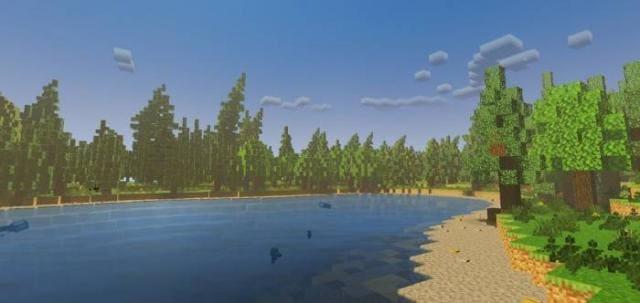 Небольшая голубая река