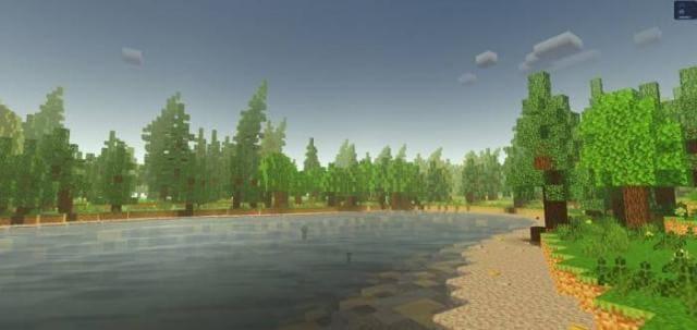 Речка посреди леса