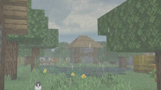 Туман в деревне