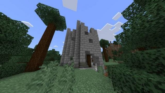 Развалины башни