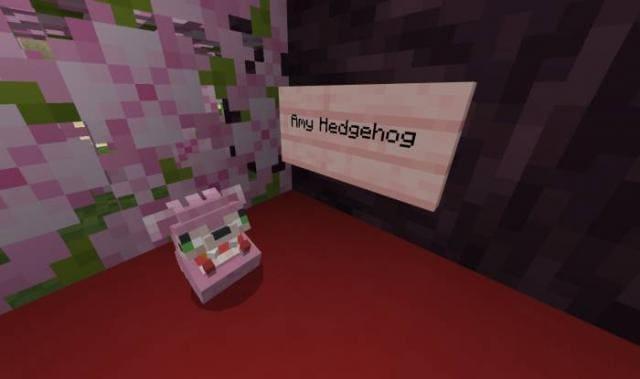 Розовый ежик