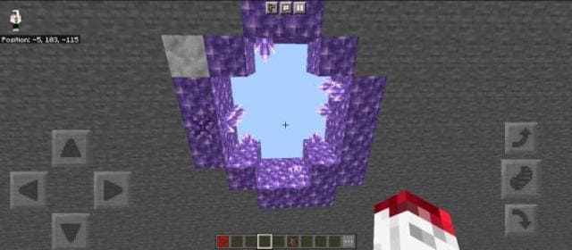 Аметистовая жеода в разрезе