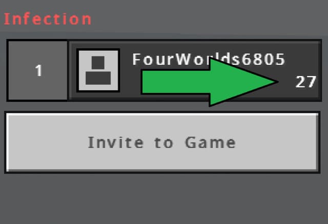 Уровень инфекции в игре