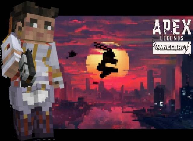 Яркий закат в городе