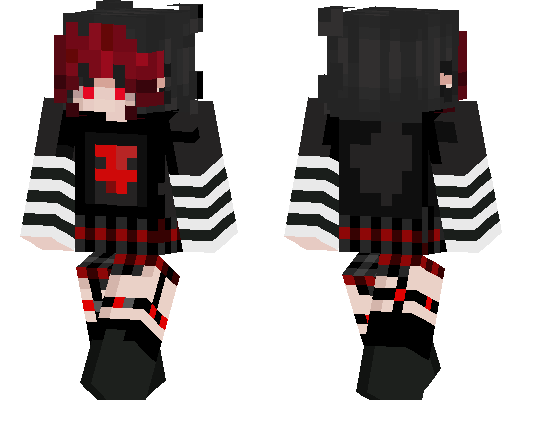 Скин Девушки Эмо