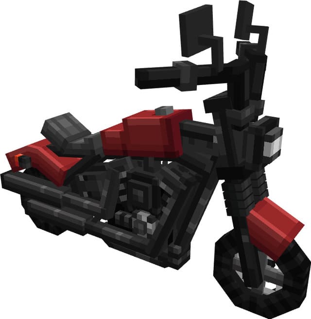 Красный мотоцикл