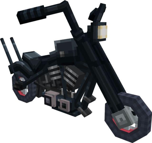 Черный мотоцикл