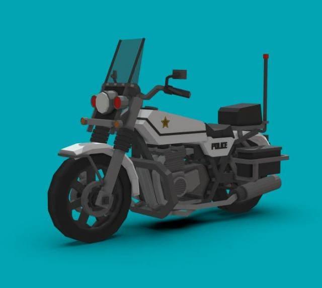 Полицейский мотоцикл