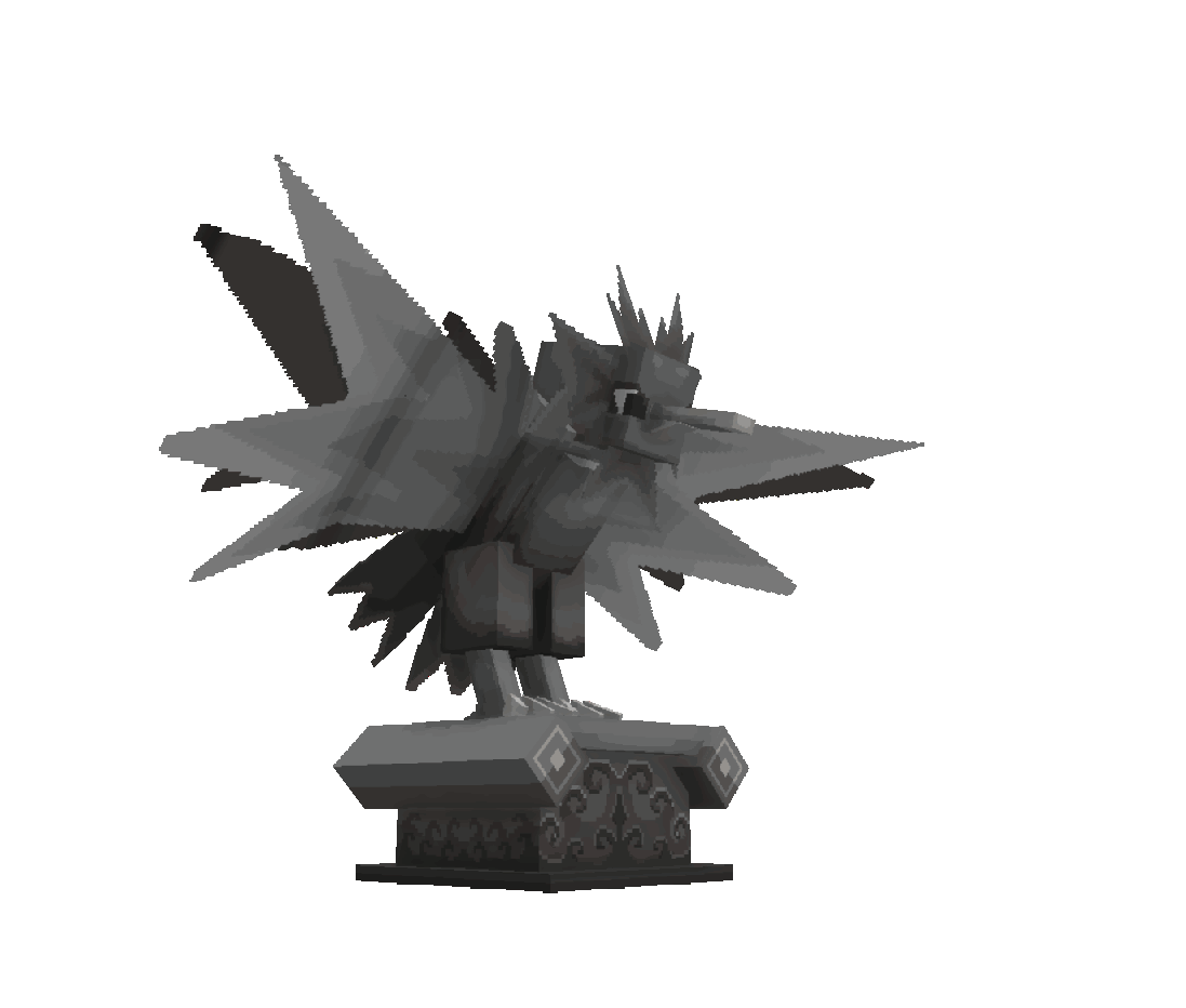 Статуя птицы