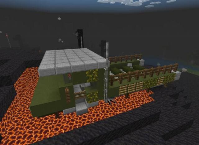 Постройка в выжженных землях