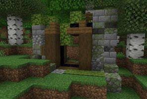 Руины в лесу